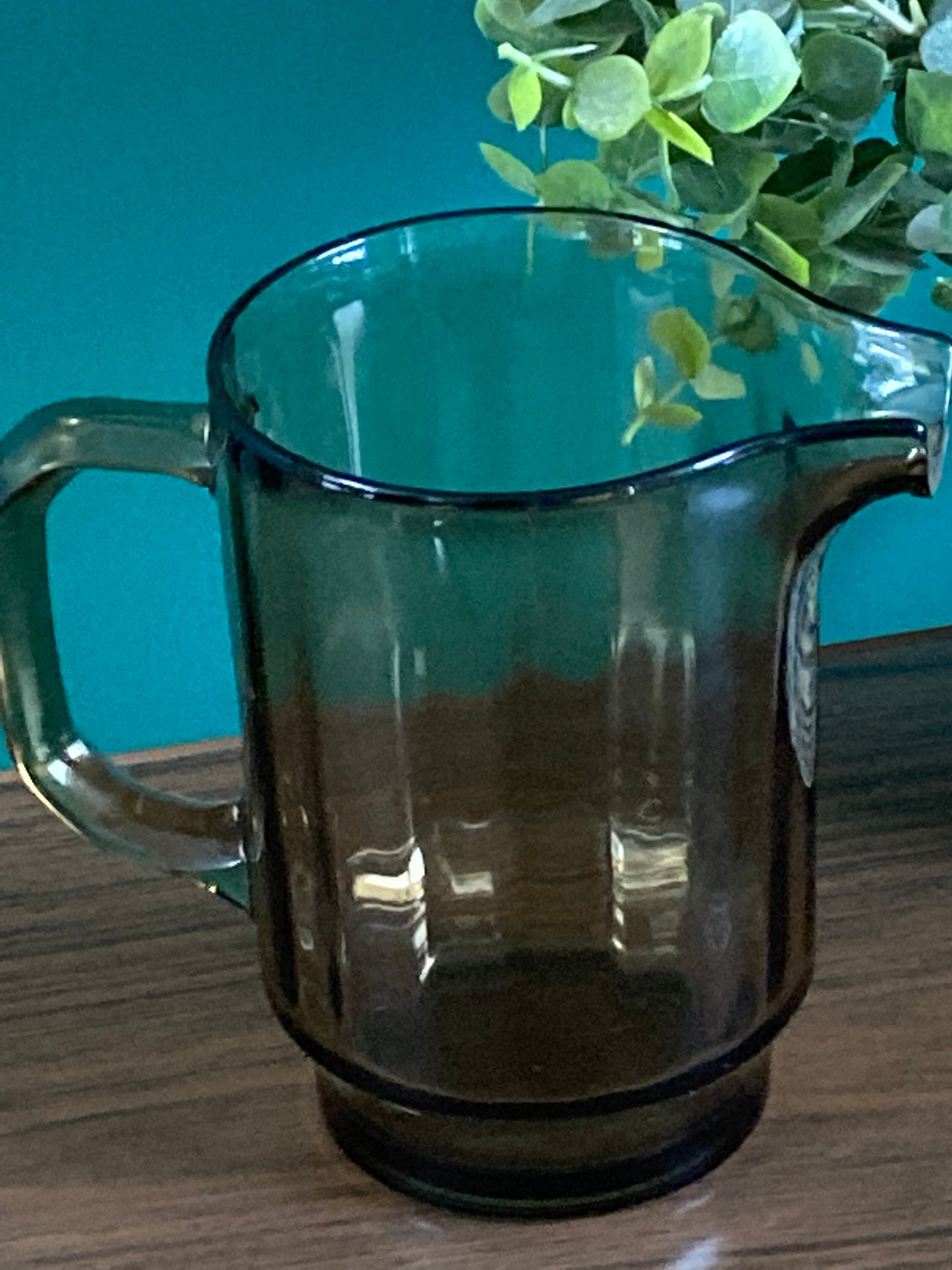 Mid Century Smokey Brown Pitcher Jug