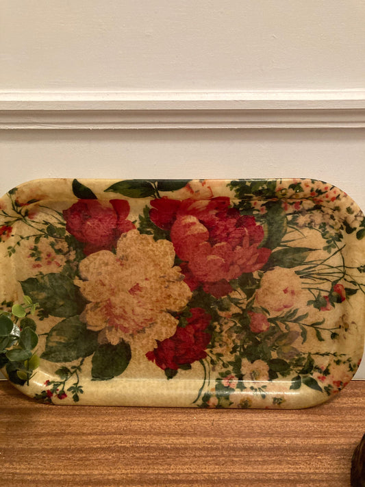 Vintage Floral Tray, Arnold Charlsford Floral Tray, Vintage Fibreglass Tray, Arnold Designs tray