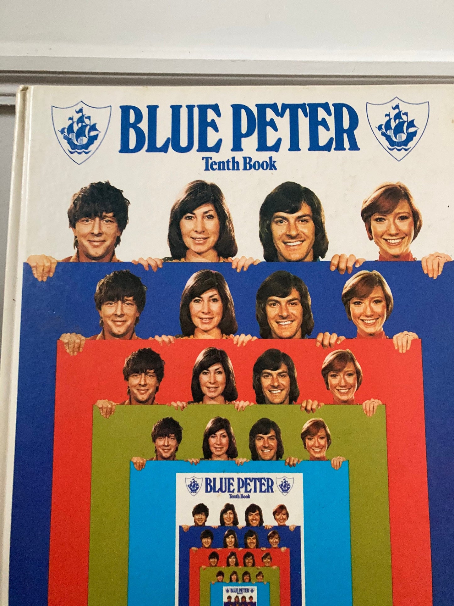 Vintage Blue Peter annual, Blue Peter 1973, Blue Peter 10th annual, collectible 1970s books, 1970s magazines