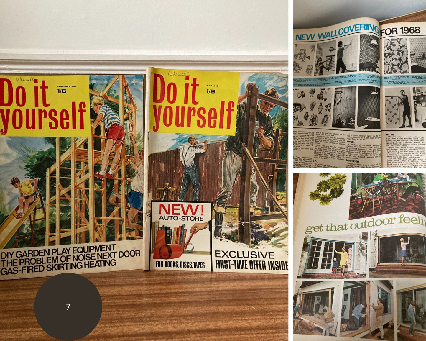 Vintage do it yourself magazine, vintage diy magazines, mid century diy magazines, retro diy magazines, 1960s magazines