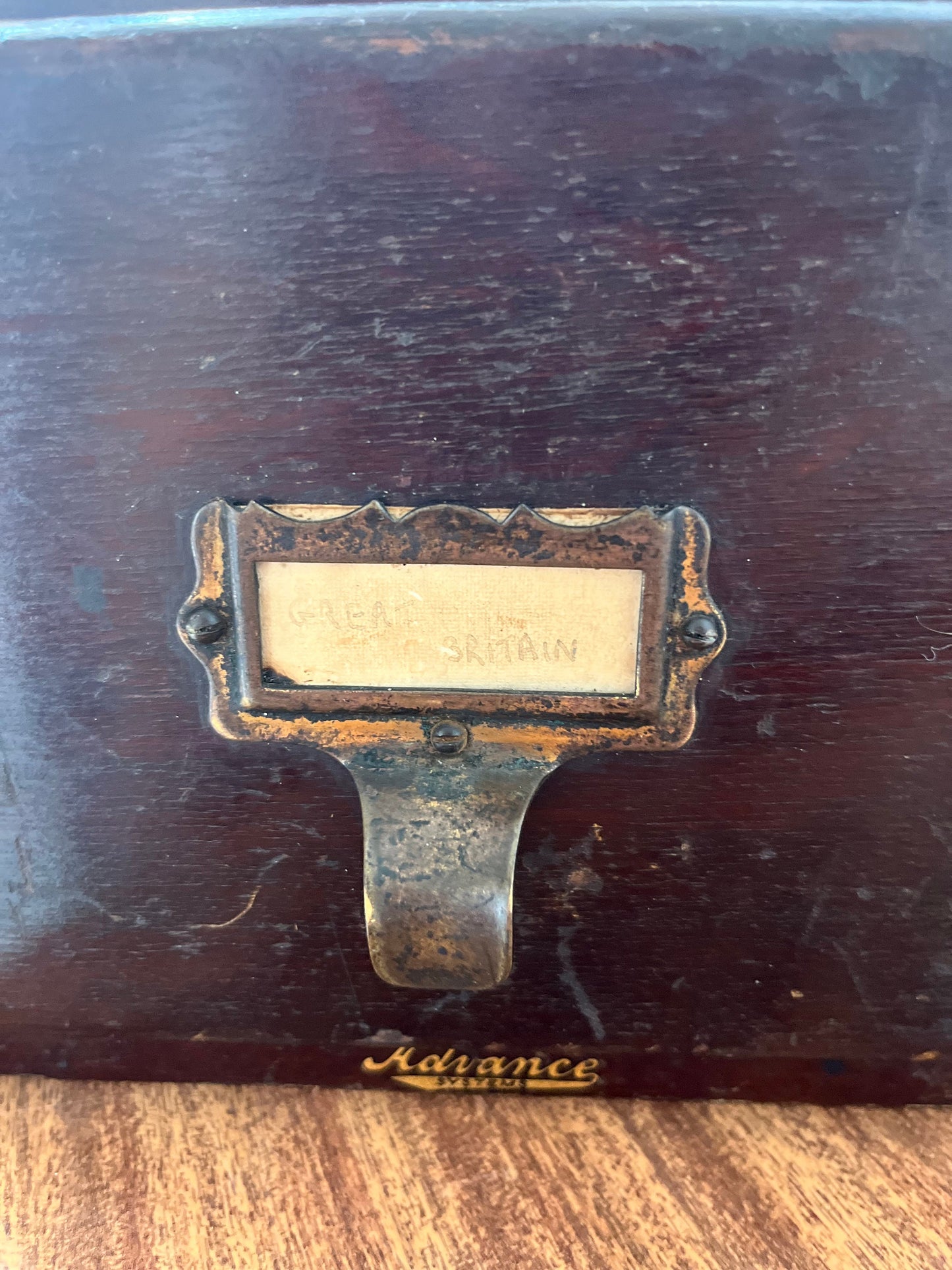 Vintage filing systems, advanced systems filing cabinet, 1930s storage box, 1930s filing cabinet